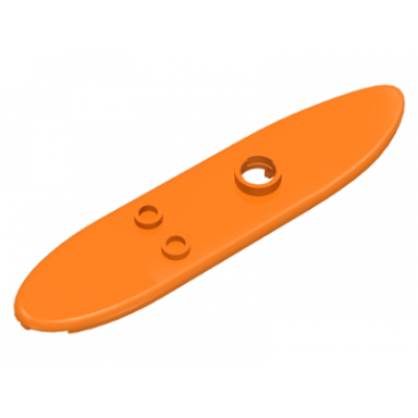 orange minifigure utensil surfboard long