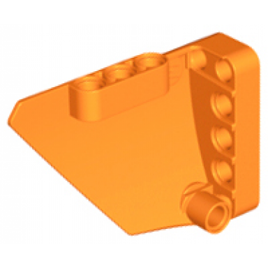 orange technic panel fairing 14 large short smooth side b