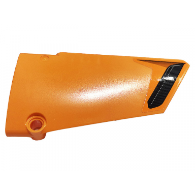 orange technic panel fairing 18 large smooth side b with black air intake grille pattern sticker - set 42093