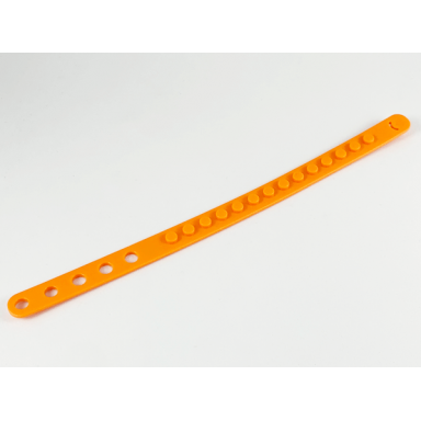 orange bracelet with 1 x 14 studs and 5 holes