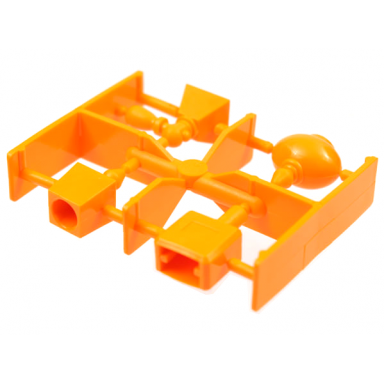 orange scala accessories - complete sprue - perfume bottles belville