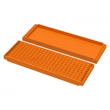 orange scala bed 24 x 8