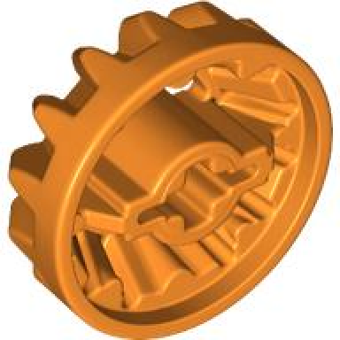 orange technic gear 14 tooth bevel thick