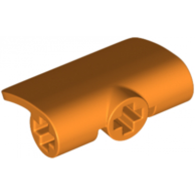 orange technic panel curved 2 x 3 x 1