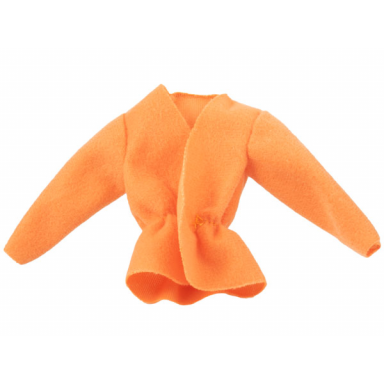 orange scala clothes female jacket with long sleeves open