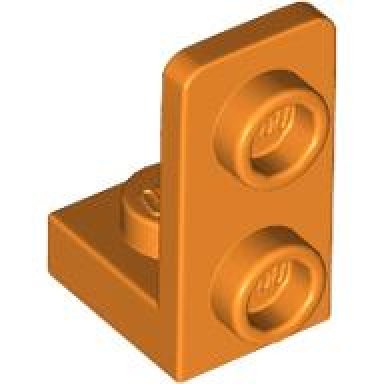orange bracket 1 x 1 - 1 x 2 inverted