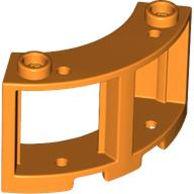 orange window 3 x 3 x 2 round corner