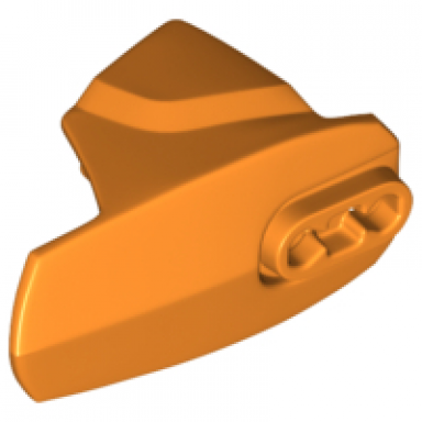 orange hero factory armor with ball joint socket - size 5