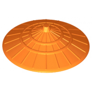orange minifigure headgear hat conical asian