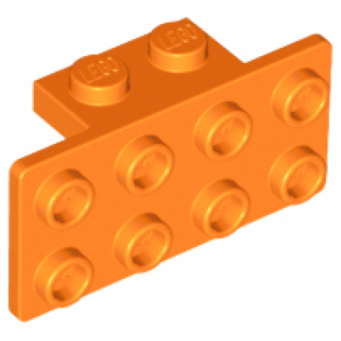 orange bracket 1 x 2 - 2 x 4
