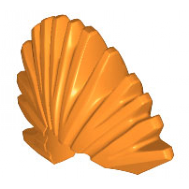 orange minifigure hair mohawk