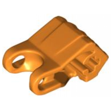 orange hero factory fist with axle hole - 4 fingers