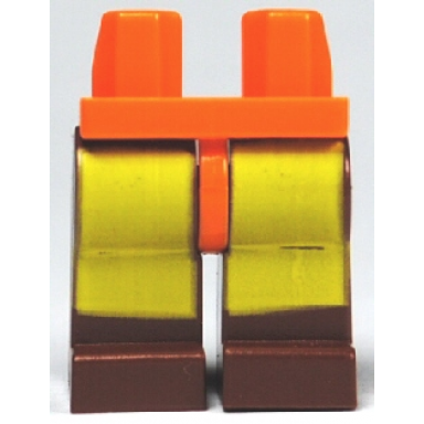 orange hips and reddish brown legs with avatar yellow rectangles pattern