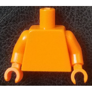orange torso plain same color arms same color hands