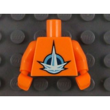 orange torso lego universe nexus astronaut pattern orange arms orange hands