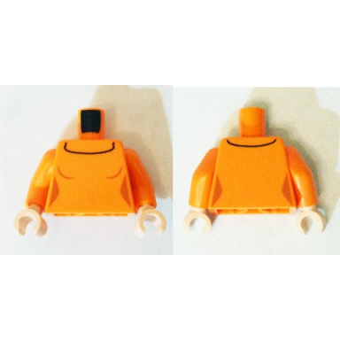 orange torso female figure with dark orange outlines and black collar outline pattern velma orange arms light nougat hands
