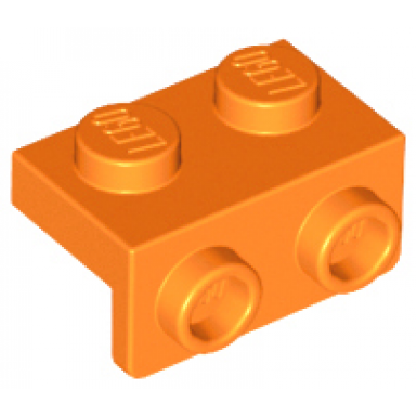 orange bracket 1 x 2 - 1 x 2