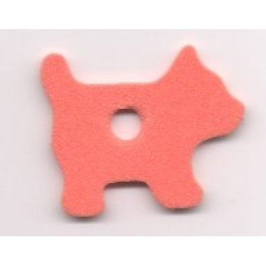 foam scala dog cutout with center hole 3150
