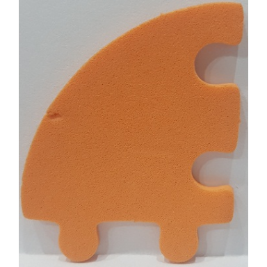 orange foam scala puzzle piece 6 x 5