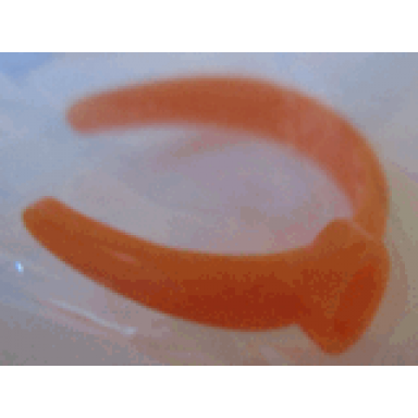 orange scala clothes hairband with stud