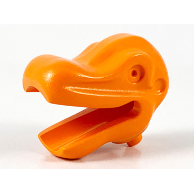 orange dinosaur head small