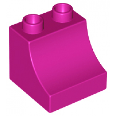 magenta duplo brick 2 x 2 x 1 1 2 arch inverted