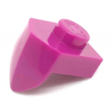 magenta plate modified 1 x 1 with tooth vertical