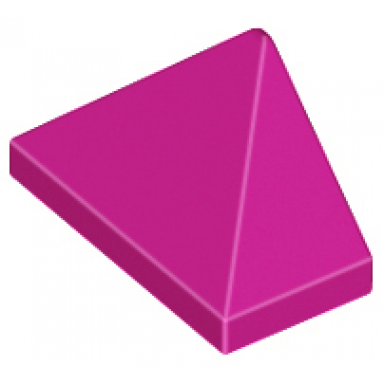 magenta slope 45 2 x 1 triple with bottom stud holder