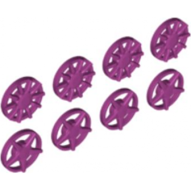 magenta wheel cover 5 spoke and 10 spoke for wheel 18976 8 in bag - 4 of each multipack