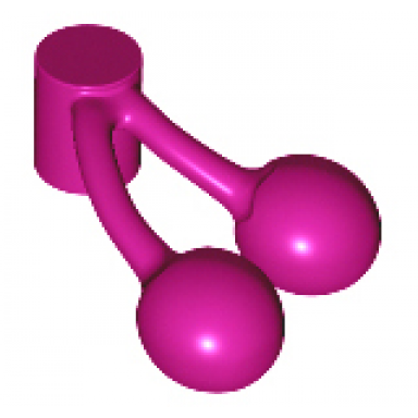 magenta cherries cherry pair