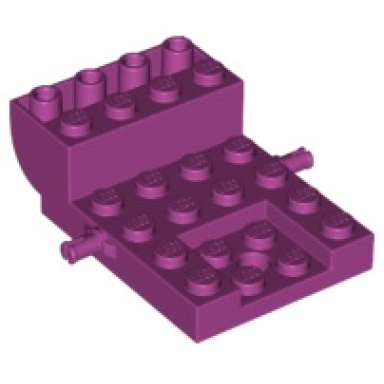 magenta vehicle base 4 x 6 x 1 2 3 curved