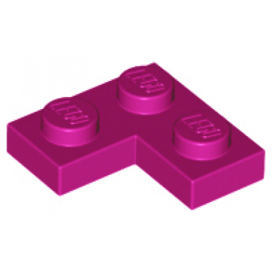 magenta plate 2 x 2 corner