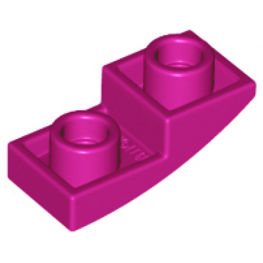 magenta slope curved 2 x 1 x 2 3 inverted