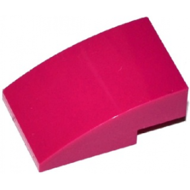 magenta slope curved 3 x 2