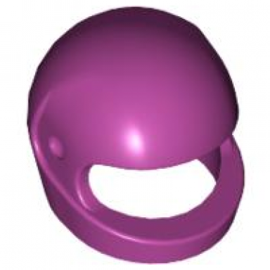 magenta minifigure headgear helmet motorcycle standard