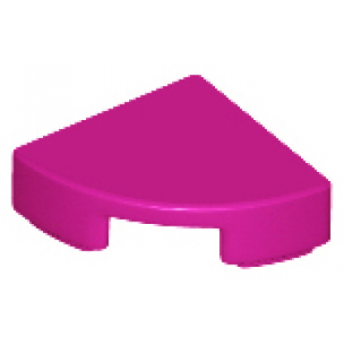 magenta tile round 1 x 1 quarter
