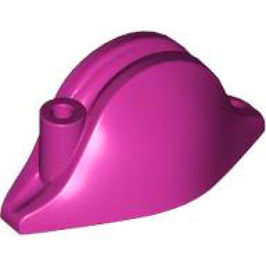 magenta minifigure headgear hat pirate bicorne