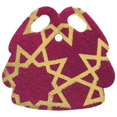 mini doll skirt cloth friends with gold stars pattern