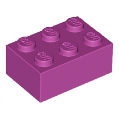 magenta brick 2 x 3