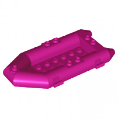 magenta boat rubber raft small