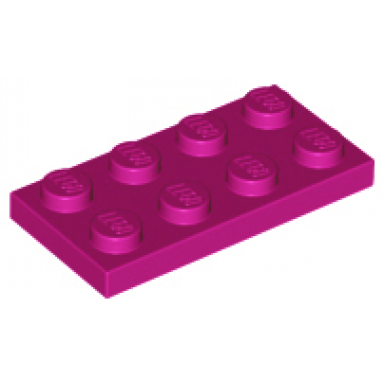 magenta plate 2 x 4