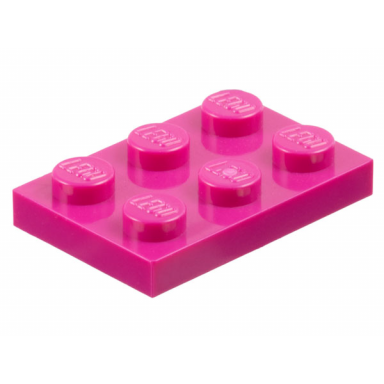 magenta plate 2 x 3