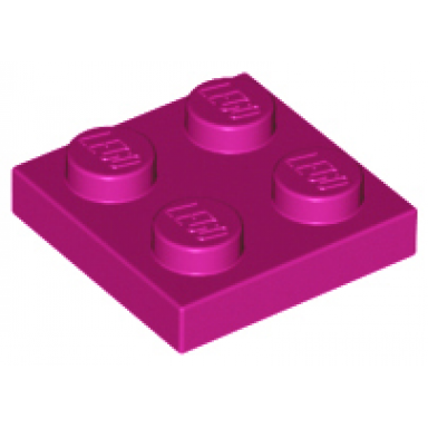 magenta plate 2 x 2