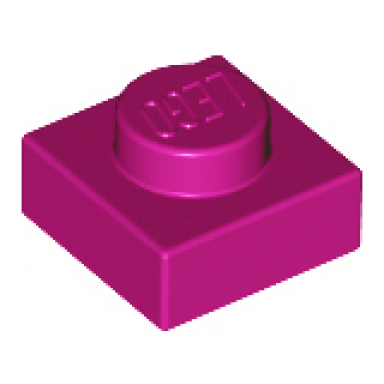 magenta plate 1 x 1