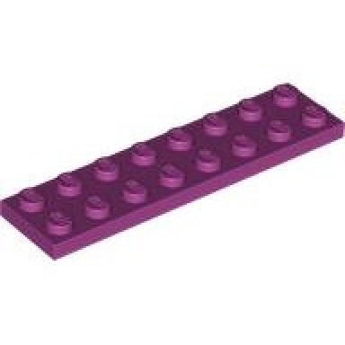 magenta plate 2 x 8