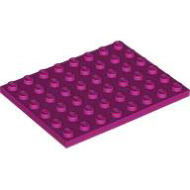 magenta plate 6 x 8