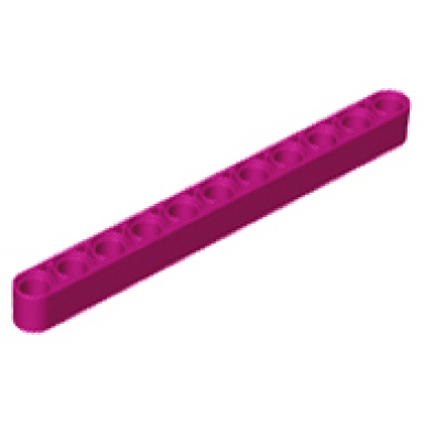 magenta technic liftarm thick 1 x 11