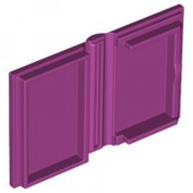 magenta minifigure utensil book 2 x 3