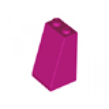 magenta slope 75 2 x 2 x 3 - solid studs