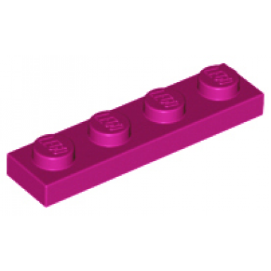 magenta plate 1 x 4